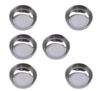 GOOHOCHY 6 Piezas Tapa extintora de Incendios Protector para lámpara de Alcohol Cubierta de Acero Inoxidable para hornillo de Alcohol y lámpara de Alcohol, para Uso en Laboratorios