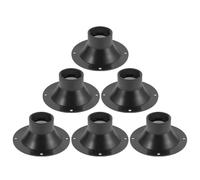 GOOHOCHY 6 Piezas Tweeter Horn para Audio Sistema Bocina Plástica con Rosca para Alta Frecuencia Reemplazo Agudos para Teatro Casa y Equipo de Sonido