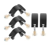 GOOHOCHY 8 Piezas Clip de Bloqueo para Bastones de Trekking Cierre Externo con Sujetadores y Piezas de Fijación Nylon Resistente para Senderismo y Montañismo Fácil Instalación y Portátil