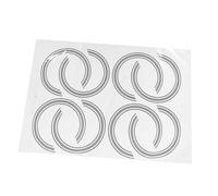 GOOHOCHY 8piezas Pegatinas Para Guitarra Eléctrica Calcomanías Duraderas Adhesivos Para Incrustaciones De Guitarra
