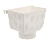 GOOHOCHY Accesorios para Canalones y Bajantes de Pvc Filtro para Desagüe de Agua Pluvial, Fácil de Instalar y Conectar para Protección del Hogar