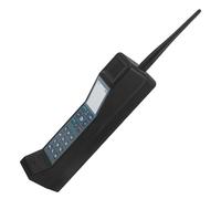 GOOHOCHY Adorno de Teléfono Celular Falso Vintage Estilo Ladrillo Negro, Modelo Retro de Teléfono Móvil Antiguo para Decoración Hogar y Accesorios Fotográficos Nostalgia Retro