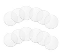 GOOHOCHY Almohadillas Antideslizantes Ventosa para Muebles, Parachoques de Encimera de Vidrio 20mm X 3mm, Material PP Transparente, Protección para Mesa de Vidrio, Pack 12 Unidades, Uso