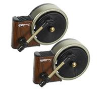 GOOHOCHY Ambientador para Coche 2 Unidades Diseño Mini Tocadiscos Vintage, Difusor de Vinilo Giratorio Compatible Ventilación, Aromaterapia Refrescante para Interior del Vehículo