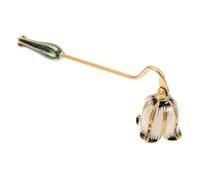 GOOHOCHY Apagador de Velas Vintage Metal Esmaltado Herramienta Segura para Extinguir Mechas y Prolongar Vida de Velas Aromáticas Accesorio Decorativo para Hogar