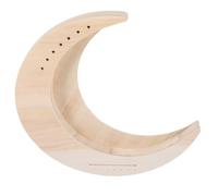 GOOHOCHY Arpa de Lira de Madera Forma de Luna, 7 Cuerdas para Principiantes, Instrumento Musical de Cuerda Portátil, Conjunto DIY para Adultos, Adecuado para Aprendizaje y Obsequio