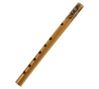 GOOHOCHY Bamboo Vertical Flute Clarinet For Beginners Lightweight Natural Bamboo Musical Instrument Portable School Flute For Learning And Performance