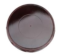 GOOHOCHY Base Giratoria Redonda de Madera Natural para Macetero y Pecera, Soporte Decorativo Simple y Funcional Adecuado para Balcón y Plantas