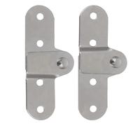 GOOHOCHY Bisagra Metálica para Escaleras Plegables de Ático 2 Piezas, Soporte de Bisagra Izquierda y Derecha para Escaleras de Tijera, Accesorio Funcional para Trabajos Hogar