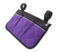 GOOHOCHY Bolsa Organizadora Lateral Gran Capacidad, Resistente y Adaptable, Hecha de Poliéster Pongee para Silla de Ruedas y Andador Plegable para Uso Práctico Diario