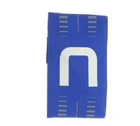 GOOHOCHY Brazalete de Capitán de Fútbol Azul Ajustable para Adultos y Banda Elástica Deportiva Transpirable para Partidos y Torneos Escolares