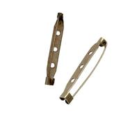 GOOHOCHY Broche de Cierre Tres Agujeros de 4cm de Aleación 200 Piezas y Pasador de Seguridad Duro y Fácil de Colocar Color Aleatorio para Manualidades y Confección