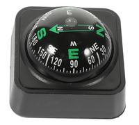 GOOHOCHY Brújula Automotriz Portátil para Salpicadero Bola de Dirección Ajustable Resistente Acrílico Abs Uso Coche y Barco Guía Precisa para Conducción Segura
