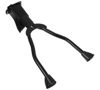 GOOHOCHY Caballete Bicicleta Doble Pierna Ajustable Soporte Estacionamiento Montaña Negro Pata Cabra Accesorio Suelo