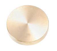 GOOHOCHY Cabezal de sello de lacre redondo de latón, de repuesto, dorado, para sobres y decoración, superficie pulida, uso versátil