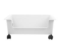 GOOHOCHY Caja de Almacenamiento con Ruedas para y Juguetes Organizador Móvil para Dormitorio y Escritorio Resistente y Práctico para Ropa y Útiles Escolares