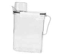 GOOHOCHY Caja De Almacenamiento Para Detergente Líquido y Polvo Con Tapa Hermética Cubo De Lavandería De Gran Capacidad Transparente Envase Sub Bucket Resistente y Portátil Para Hogar Hotel