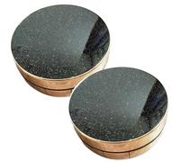 GOOHOCHY Caja de Polvo Suelto Vacía con Borla, 15g, Diseño Estrellado, Contenedor Reutilizable para Maquillaje Facial y Corporal, Compacto y Ligero para Viaje y Uso Diario