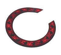 GOOHOCHY Calcomanía para Roseta de Guitarra Acústica Clásica de Pvc 3d, Anillo Decorativo de Madera para Orificio de Sonido, Accesorio Adhesivo Resistente y Fácil de Colocar, Adecuado