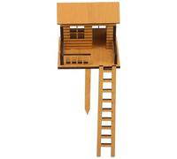 GOOHOCHY Casa de Árbol Miniatura de Madera, Decoración de Estilo Whimsical para Jardín y Pueblo en Miniatura, Resistente a la Decoloración