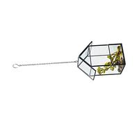 GOOHOCHY Casa De De Colgante Diseño De Cadena Divertido Almacenamiento para Suculentas y Flores Decoración Elegante para y Jardín
