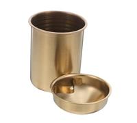 GOOHOCHY Ceniceros para Autos con Cubo Sin Humo Cenicero Decorativo Sin Humo Bandeja De Arena con Tapa Dispensador De Cigarrillos Vintage