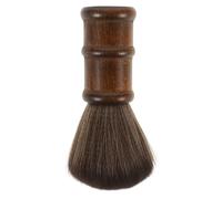 GOOHOCHY Cepillo para Pelo Suelto y Flequillo, Plumero de Cuello de Madera y Fibra, Uso Profesional para Estilistas y Aplicación en Salones