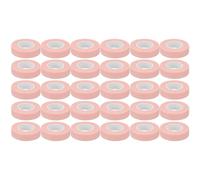 GOOHOCHY Cinta Adhesiva Transpirable y Protectora para Extensiones de Pestañas Rosa de Tela No Tejida, 30 Unidades para Uso Individual y Profesional