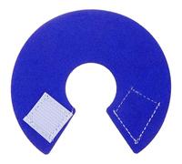 GOOHOCHY Collar Decorativo para Loros en Microfibra Azul, tamaño 10,3 cm, con función antipicoteo y Resistencia a lamidos, Adecuado para Cuidado postoperatorio de Aves