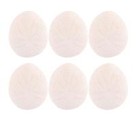 GOOHOCHY Conchas Naturales de Erizo de Mar Blancas 4-5 CM 6 Piezas para Decoración del Hogar y Bodas Accesorios DIY de Conchas Artesanales para Manualidades y Decoración Náutica