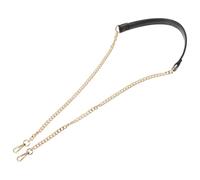 GOOHOCHY Correa de bolso de cadena de aleación dorada, accesorio para bolso de hombro, diseño intercambiable, decoración moderna para bolso de mujer