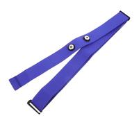 GOOHOCHY Correa Elástica Pecho Azul Marino Compatible Monitor de Frecuencia Cardíaca, Cinturón Ajustable para Deporte y Running, Banda Cómoda de Fijación para Pulsómetro