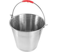 GOOHOCHY Cubo de Acero Inoxidable para Caballos de 10l, Multipropósito y Fácil de Limpiar, Adecuado para Alimentar y Dar Agua a Potros y Caballos