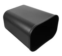 GOOHOCHY Cubo de Basura Diseño Simple Negro, Plástico, de 15 Litros | Papelera Baño Estrecha, Papelera Pequeña, Cubo de Basura Cocina, Fácil de Limpiar, para Dormitorio