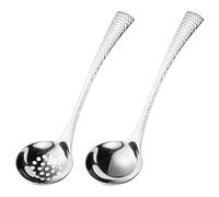 GOOHOCHY Cuchara Espumadera de Acero Inoxidable 2 Piezas para Cocina Profesional, Apta para Lavavajillas y Uso en Restaurante U Hotel