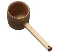 GOOHOCHY Cucharón de Agua de Bambú Natural Gran Capacidad, Diseño Simple y Saludable para Transferir Agua Hogar