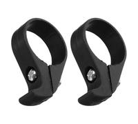 GOOHOCHY Deflector Protector de Cadena para Bicicleta Plegable y Montaña 2 Piezas 40mm, Guía Estabilizadora de Plástico Negro Compatible Ciclismo Carretera y Eléctrico, Accesorio Antifallo