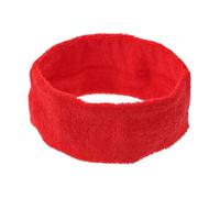 GOOHOCHY Diadema Cosmética de Algodón Flexible y Transpirable para Yoga y Running, Cinta Deportiva Roja para Mujeres, Adecuado para Maquillaje y Spa