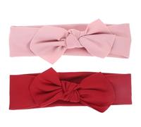 GOOHOCHY Diademas para Niña Moños de Tejido, 2 Piezas, Accesorio Cabello Infantil Fácil de Usar que No Deja Marcas, Adecuado para Fiesta de Cumpleaños