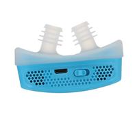 GOOHOCHY Dispositivo Eléctrico Para Ronquidos Recargable Pinza Nasal Ventilación Nasal Filtro Purificador De Aire Portátil Azul Para Dormir y Aliviar