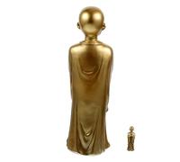 GOOHOCHY Estatua De Buda Risonte De Resina Vintage para Decoración y Oficina Adorno De Maitreya para y
