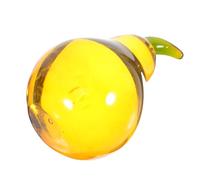 GOOHOCHY Estatuilla de Cristal Forma de Decorativa Adorno de Frutas para Mesa Elegante Figura de Cristal para Decoración y Especiales