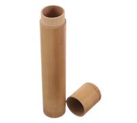 GOOHOCHY Estuche Humidor de Viaje Tubo de Bambú para Guardar Cigarros, Caja Portátil Sellada para 1 Cigarro 1.8 Cm Diámetro, Diseño Compacto y Resistente, Adecuado para Transporte