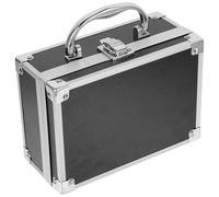 GOOHOCHY Estuche Metálico para Maquillaje de Aluminio Espacio Amplio, Maletín Organizador para Uso en Salones de Belleza y Almacenamiento Diario