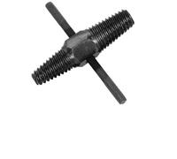 GOOHOCHY Extractor y Removedor de Tornillos Dañados Doble Cabeza, Acero Resistente, Kit Completo Bolsa Portátil para Mantenimiento de Tuberías y Uso en Fontanería