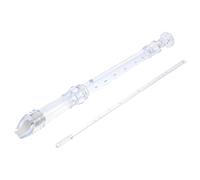 GOOHOCHY Flauta Dulce en Tono G de 8 Agujeros de Abs con Varilla de Limpieza y Manual para Interpretación Sencilla en Presentaciones y Escenario Musical