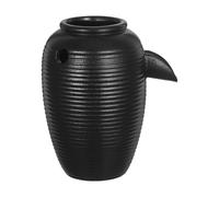 GOOHOCHY Fuente de Agua Exterior de Cerámica Vintage con Diseño de Tinaja Tradicional Sistema de Circulación para Acuarios y Decoración de Jardín para Patios y Terrazas Incluye Componentes