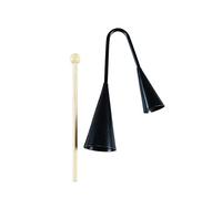 GOOHOCHY Instrumento De Percusión Agogo Bell Para Niño Niña Campana Doble Con Dos Tonos Madera Juguete Didáctico Musical Infantil Para Educación Temprana Negro