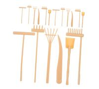 GOOHOCHY Juego De 3 Mini Rastrillos para Arenero Accesorios para Jardín Zen Herramientas para Arena Rastrillo De Playa Zen