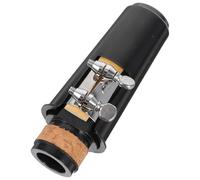 GOOHOCHY Juego de Boquillero de Clarinete Portátil y Versátil Color Negro Tapa Protectora y Ligadura para Accesorios de Instrumentos de Viento